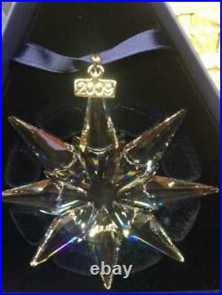 NEW 2009 Swarovski Crystal Large Snowflake Christmas Ornament withcertificates