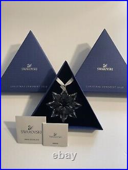 NEW 2013 Swarovski Crystal 3 Annual Christmas Holiday Ornament Box Cert 5004489