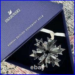 NEW Swarovski Christmas Crystal Ornament 2018 Annual Edition NIB