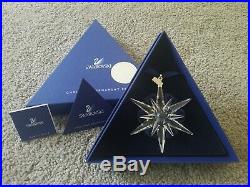 NEW Swarovski Crystal 2005 Christmas STAR/SNOWFLAKE ORNAMENT NIB WithCOA 2