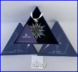 NEW Swarovski Crystal 2011 Annual Large Christmas Snowflake Ornament 20 Year B