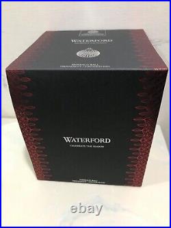 NEW Waterford 2019 EMERALD Green BALL Christmas Tree Crystal ORNAMENT # 40035473
