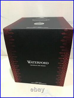 NEW Waterford Crystal 2019 Annual RUBY RED ROUND BALL TREE ORNAMENT # 40035474