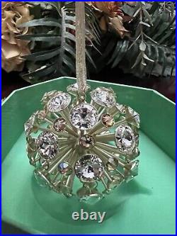 NEW in Box SWAROVSKI Brand 5628031 Golden Constella Ball Ornament Large