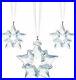 NIB Sparkling Swarovski Crystal Christmas Snowflake Ornament Set 2019 Edition