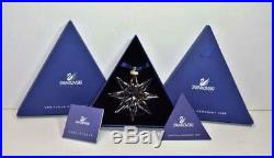 NIB Swarovski 2009 Annual Snowflake Star Crystal Christmas Ornament Made Austria