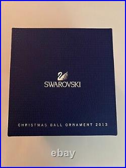 NIB Swarovski 2013 Annual Crystal Ball Moonlight Tree Ornament #5004498 1st