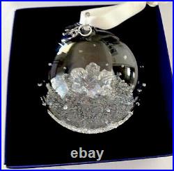 NIB Swarovski 2019 A. E. Christmas Ball With Snowflake Crystal Ornament #5453636