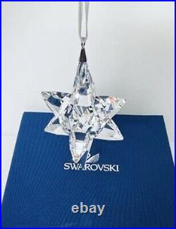 NIB Swarovski A. E. 2017 Large 3D Star Crystal Clear Christmas Ornament #5287019