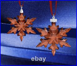 NIB Swarovski Annual Ed 2020 Red Big Snowflake Holiday Crystal Ornament #5527742
