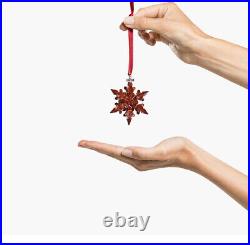 NIB Swarovski Annual Ed 2020 Red Big Snowflake Holiday Crystal Ornament #5527742