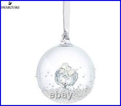 NIB Swarovski Christmas Ball 2016 Crystal Ornament #5221221 WithCOA
