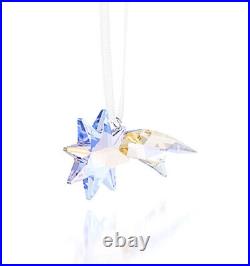 NIB Swarovski Christmas Shooting Star Crystal Ornament Aurora Borealis #5287009
