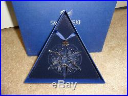 NIB Swarovski Crystal Annual Star Snowflake Christmas Ornament 2006 #837613