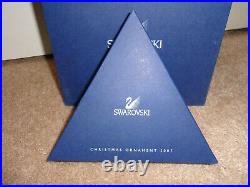 NIB Swarovski Crystal Annual Star Snowflake Christmas Ornament 2007 #872200
