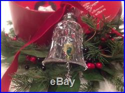 NIB Waterford Crystal 12 Days of Christmas 10 Lords-A-Leaping Bell Ornament 2009