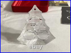 NIB Waterford Crystal 12 Days of Christmas Five Golden Rings Ornament 1999