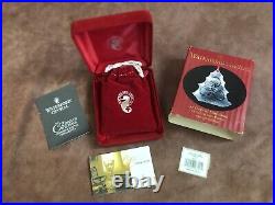 NIB Waterford Crystal 12 Days of Christmas Five Golden Rings Ornament 1999 5thEd