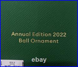 New 100% SWAROVSKI Crystal Angel Halo Annual Edition 2022 Ball Ornament 5625988