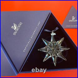 New 2009 Swarovski Annual Crystal Large Christmas Ornament