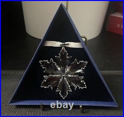 New 2014 Swarovski Crystal Large 3 Snowflake Christmas Ornament #5059026