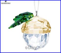 New In Box 100% Authentic Swarovski Acorn Christmas Crystal Ornament #5464870
