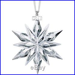 New In Box 2011 Swarovski Crystal Christmas Ornament Star/snowflake #1092037