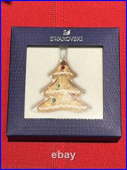 New In Box! Swarovski Crystal GINGERBREAD TREE Christmas Ornament, 5395976
