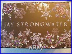 New Jay Strongwater Nutcracker Glass Christmas Ornament Swarovski Crystals