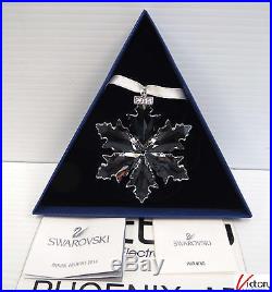 New Open Box Swarovski Christmas Ornament Annual Edition 2014 Crystal Snowflake