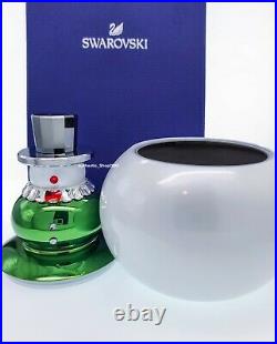 New SWAROVSKI Crystal Christmas Holiday Cheers Snowman Candy Bowl 5610000