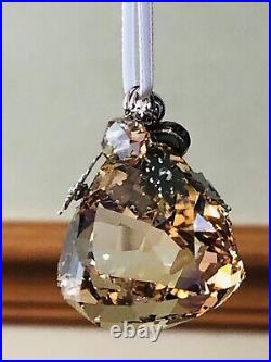 New Swarovski Crystal 1144687 Golden Shadow Ball Ornament InBox WithCertificate