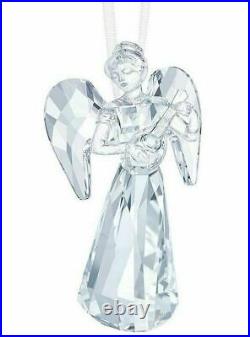 New Swarovski Crystal Christmas Angel Ornament Lute AE 2018 #5397776