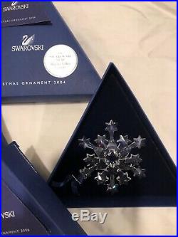 New Swarovski Crystal Christmas Snowflake Ornaments 2003 2004 2005 2006