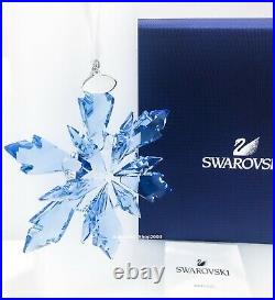 New Swarovski Disney Frozen Movie Snowflake Blue Crystal Ornament 5286457