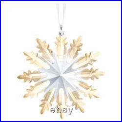 New Swarovski Gold Winter Star Crystal Ornament 5464857