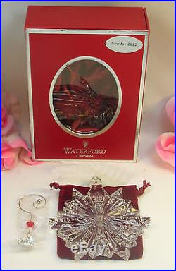 New Waterford 2012 Snow Crystal Annual Christmas Tree Ornament / Enhancer Lead
