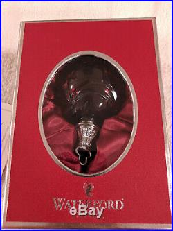 New Waterford Crystal Ruby Red Cased Annual Christmas Ball Ornament 2007 142770
