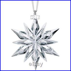 Nib 2011 Large Swarovski Crystal Christmas Ornament Star/snowflake 1092037