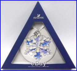 Nib 2016 Large Swarovski Crystal Christmas Ornament 25th Anniversary #5258537