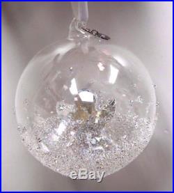 Nib Swarovski Crystal Annual Edition Christmas Large Ball Ornament 2015 Retired