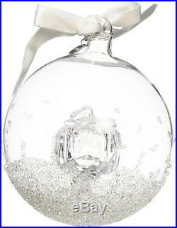 Nib Swarovski Crystal Annual Edition Christmas Large Ball Ornament 2016 Retired