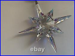 Nib-swarovski Large Crystal Christmas Star Ab Ornament5403200