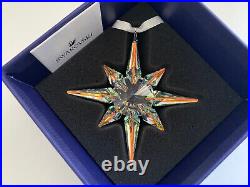 Nib-swarovski Large Crystal Christmas Star Ab Ornament5403200