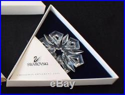 Original Box 1999 SWAROVSKI Crystal Annual Christmas SNOWFLAKE Ornament Rare