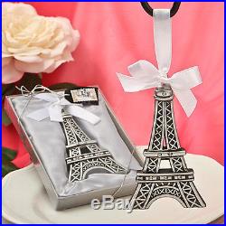 Ornament Eiffel Tower Design withCrystals 6 1/4 x 2 1/2 x 1/4 Boxed