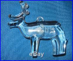 Orrefors 1986 Collectible CRYSTAL Christmas ORNAMENT