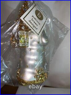 Patricia Breen 2021 Christmas Ornament, For Colin, Pearl Gold and Silver, stunn