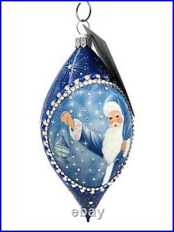 Patricia Breen Bibelot Lighting the Way Blue Christmas Tree Holiday Ornament