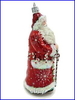 Patricia Breen Candied Claus Candy Cane Peppermint Christmas Holiday Ornament